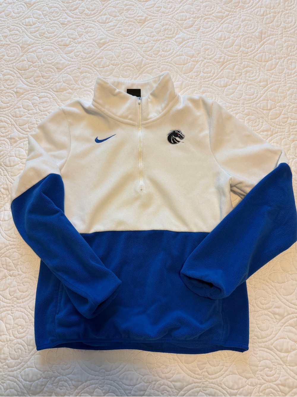 Nike Women's Boise State Half-Zip Fleece Pullover